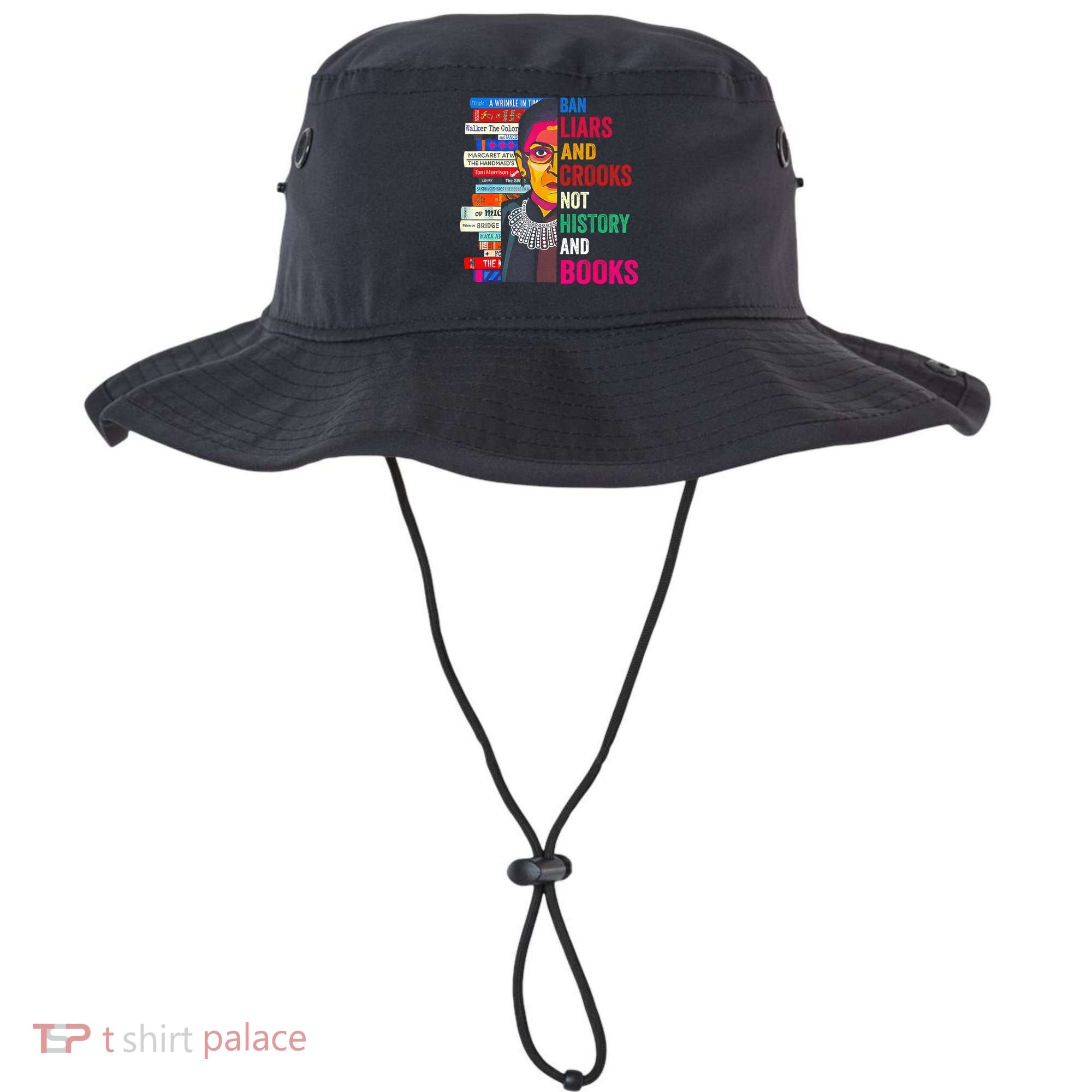 Ban Liars And Crooks Not History And Books Bucket Hat