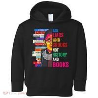 Ban Liars And Crooks Not History And Books Toddler Hoodie thumb 0