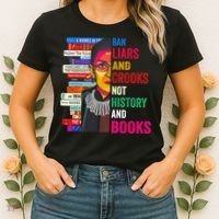 Ban Liars And Crooks Not History And Books Women's T-Shirt thumb 2