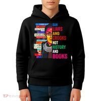 Ban Liars And Crooks Not History And Books Kids Hoodie thumb 4