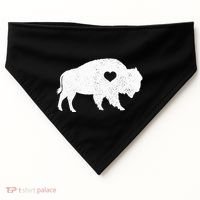 Bison Lover American Buffalo National Park Souvenir USA-Made Doggie Bandana thumb 0