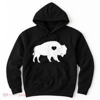 Bison Lover American Buffalo National Park Souvenir Hoodie thumb 0
