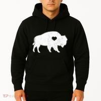 Bison Lover American Buffalo National Park Souvenir Hoodie thumb 2