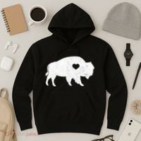 Bison Lover American Buffalo National Park Souvenir Hoodie thumb 3