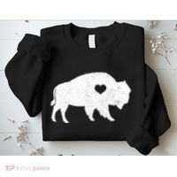 Bison Lover American Buffalo National Park Souvenir Sweatshirt thumb 2