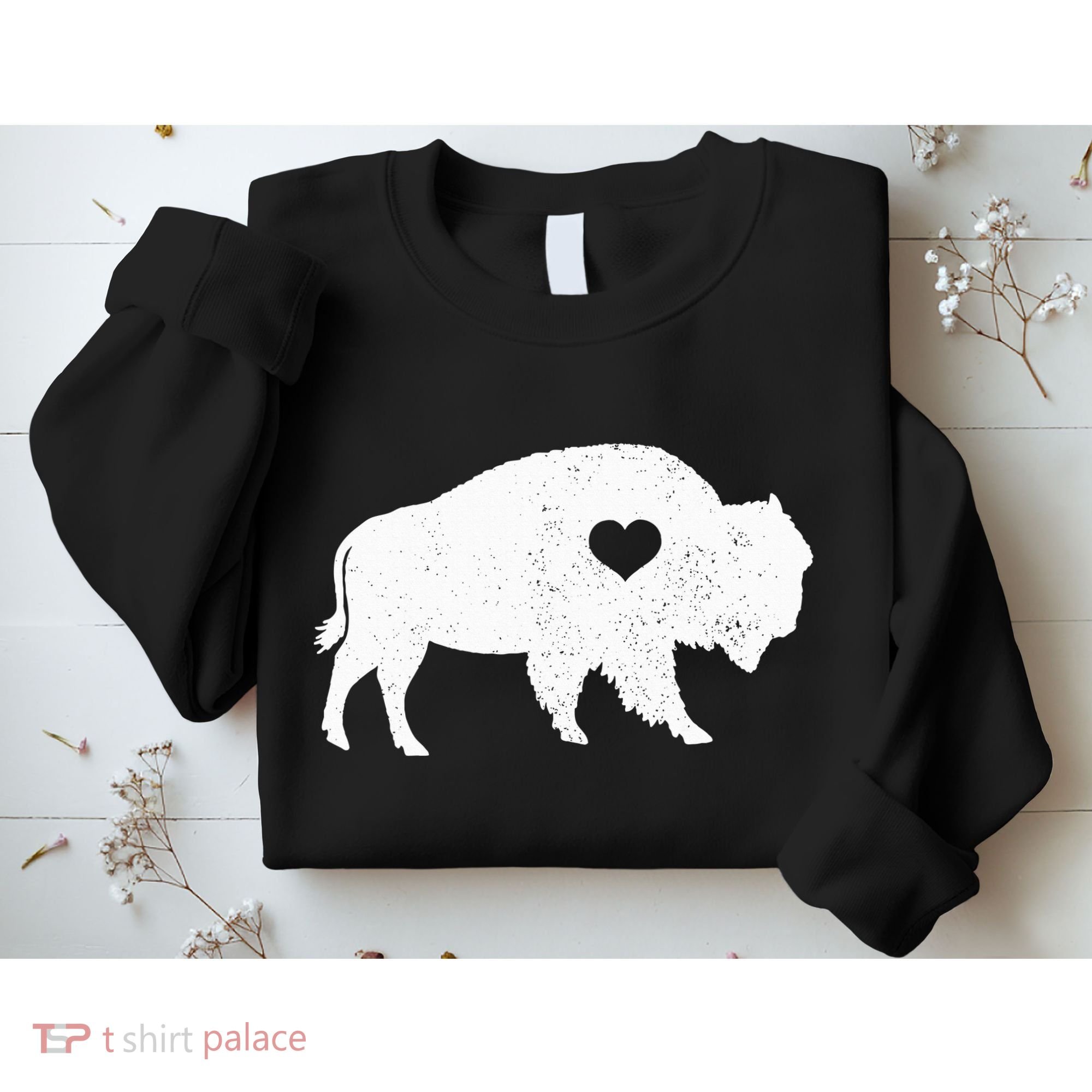 Bison Lover American Buffalo National Park Souvenir Sweatshirt