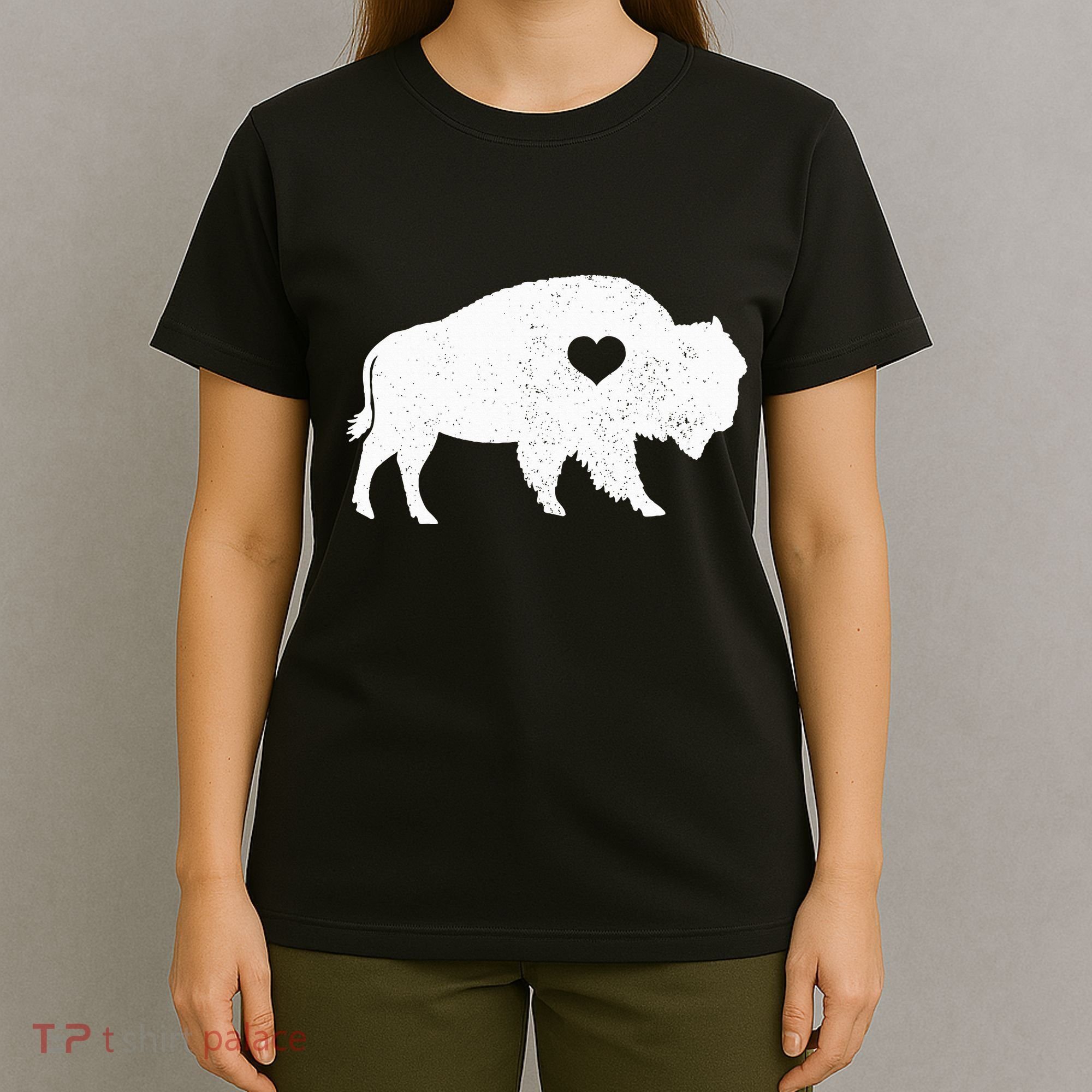 Bison Lover American Buffalo National Park Souvenir T-Shirt