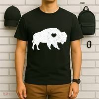 Bison Lover American Buffalo National Park Souvenir T-Shirt thumb 6