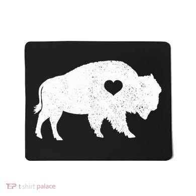 Bison Lover American Buffalo National Park Souvenir Mousepad