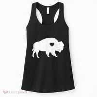 Bison Lover American Buffalo National Park Souvenir Women's Tank Top thumb 0