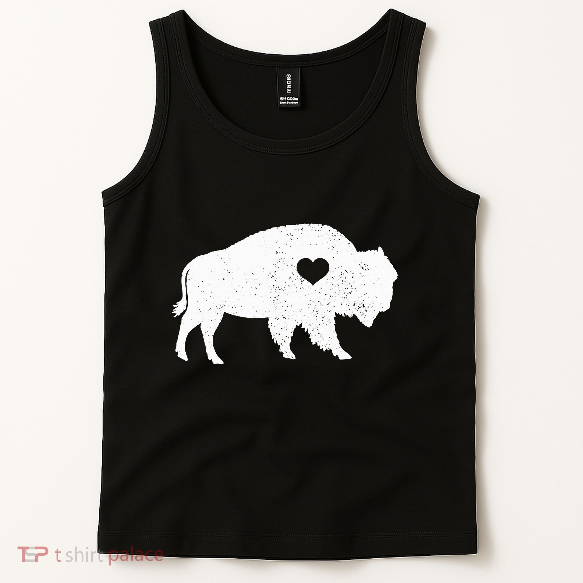 Bison Lover American Buffalo National Park Souvenir Tank Top
