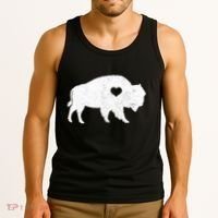 Bison Lover American Buffalo National Park Souvenir Tank Top thumb 3
