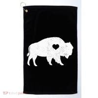 Bison Lover American Buffalo National Park Souvenir Golf Towel thumb 0