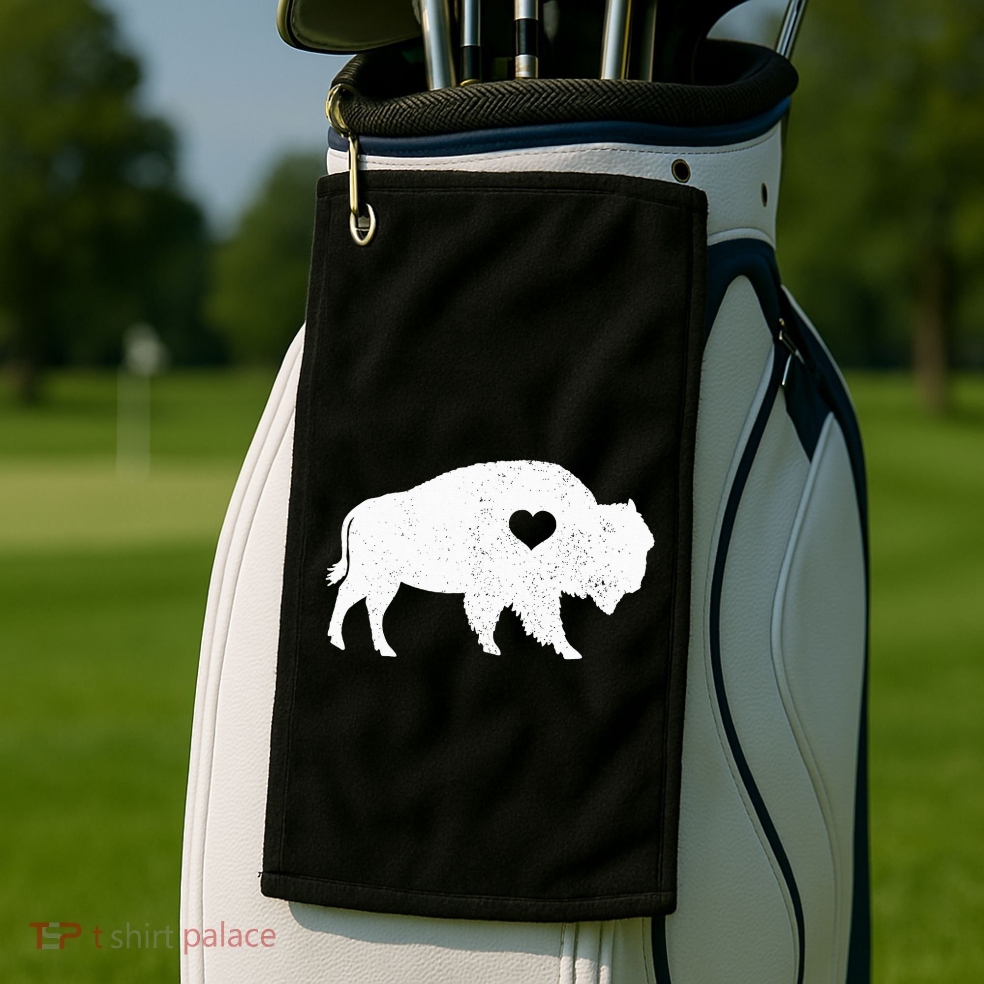 Bison Lover American Buffalo National Park Souvenir Golf Towel