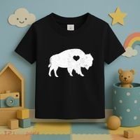 Bison Lover American Buffalo National Park Souvenir Toddler T-Shirt thumb 3