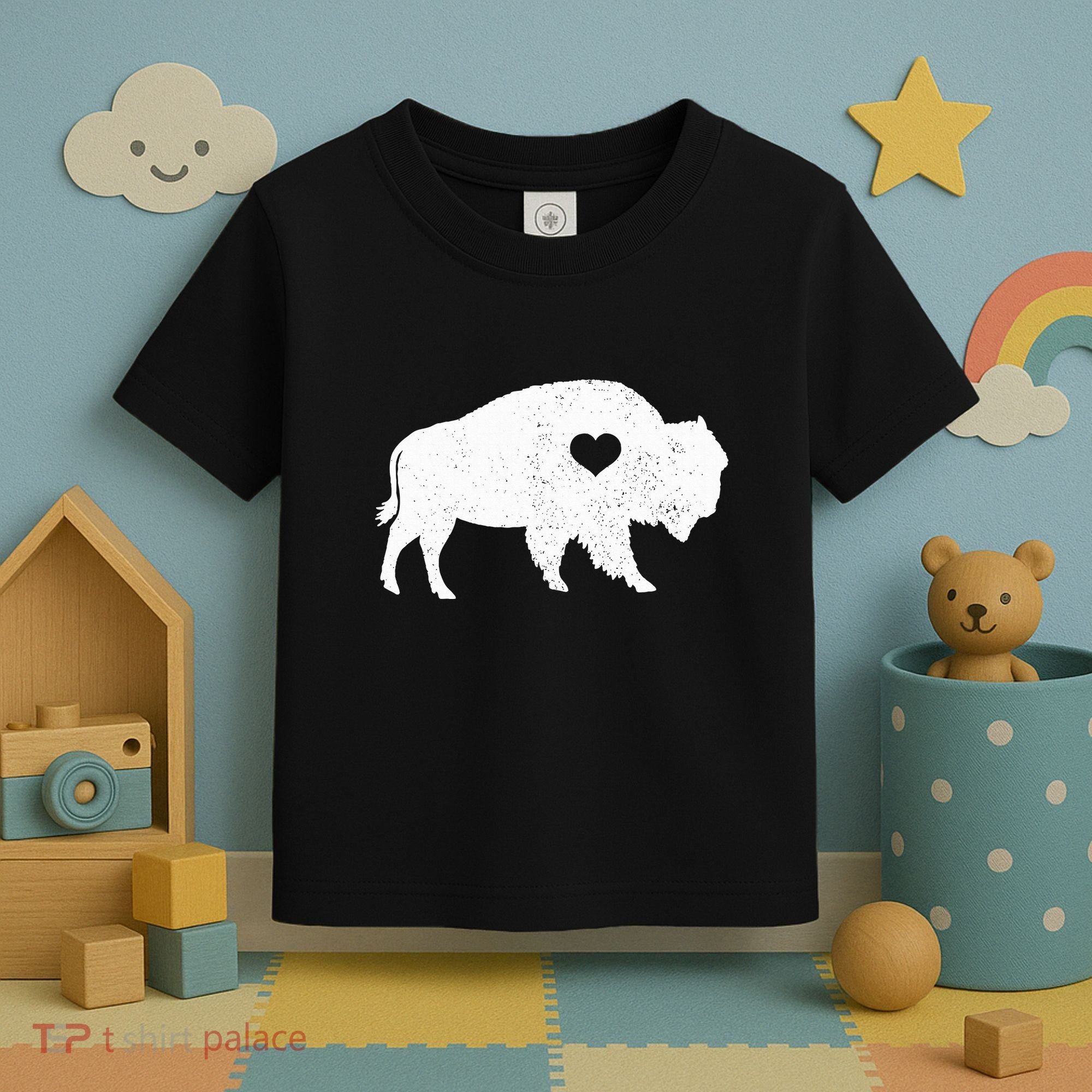 Bison Lover American Buffalo National Park Souvenir Toddler T-Shirt