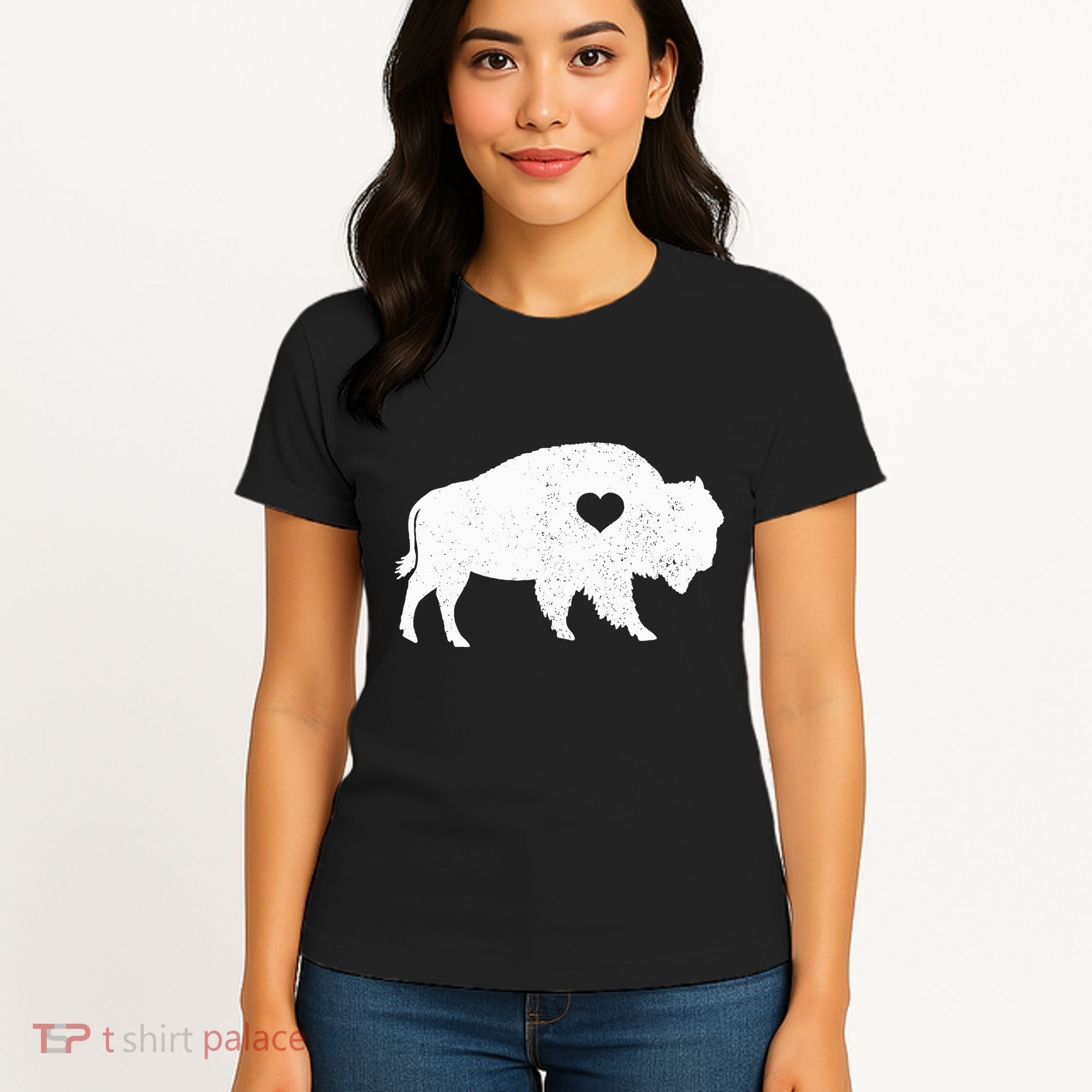 Bison Lover American Buffalo National Park Souvenir Women's T-Shirt