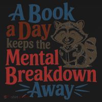 Book Lovers - A Book A Day Keeps The Mental Breakdown Away Backpack thumb 2