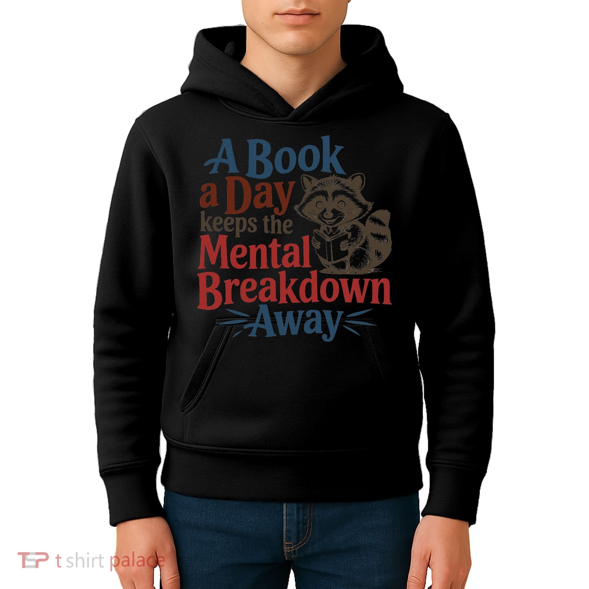 Book Lovers - A Book A Day Keeps The Mental Breakdown Away Kids Hoodie