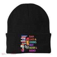 Ban Liars And Crooks Not History And Book Beanie thumb 0