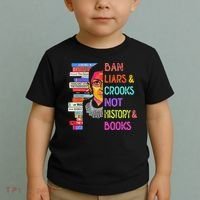 Ban Liars And Crooks Not History And Book Toddler T-Shirt thumb 2