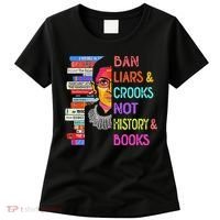 Ban Liars And Crooks Not History And Book Women's T-Shirt thumb 0