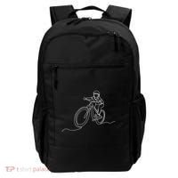 Bicycle Line Art Drawing Mountain Bike Backpack thumb 0