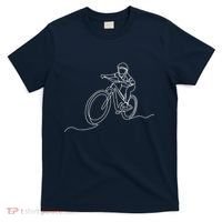 Bicycle Line Art Drawing Mountain Bike T-Shirt thumb 0