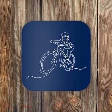 Bicycle Line Art Drawing Mountain Bike Coaster