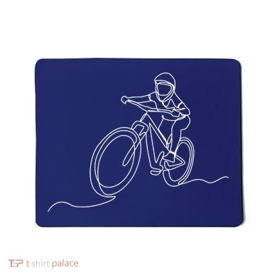 Bicycle Line Art Drawing Mountain Bike Mousepad