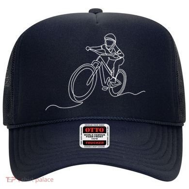 Bicycle Line Art Drawing Mountain Bike Hat