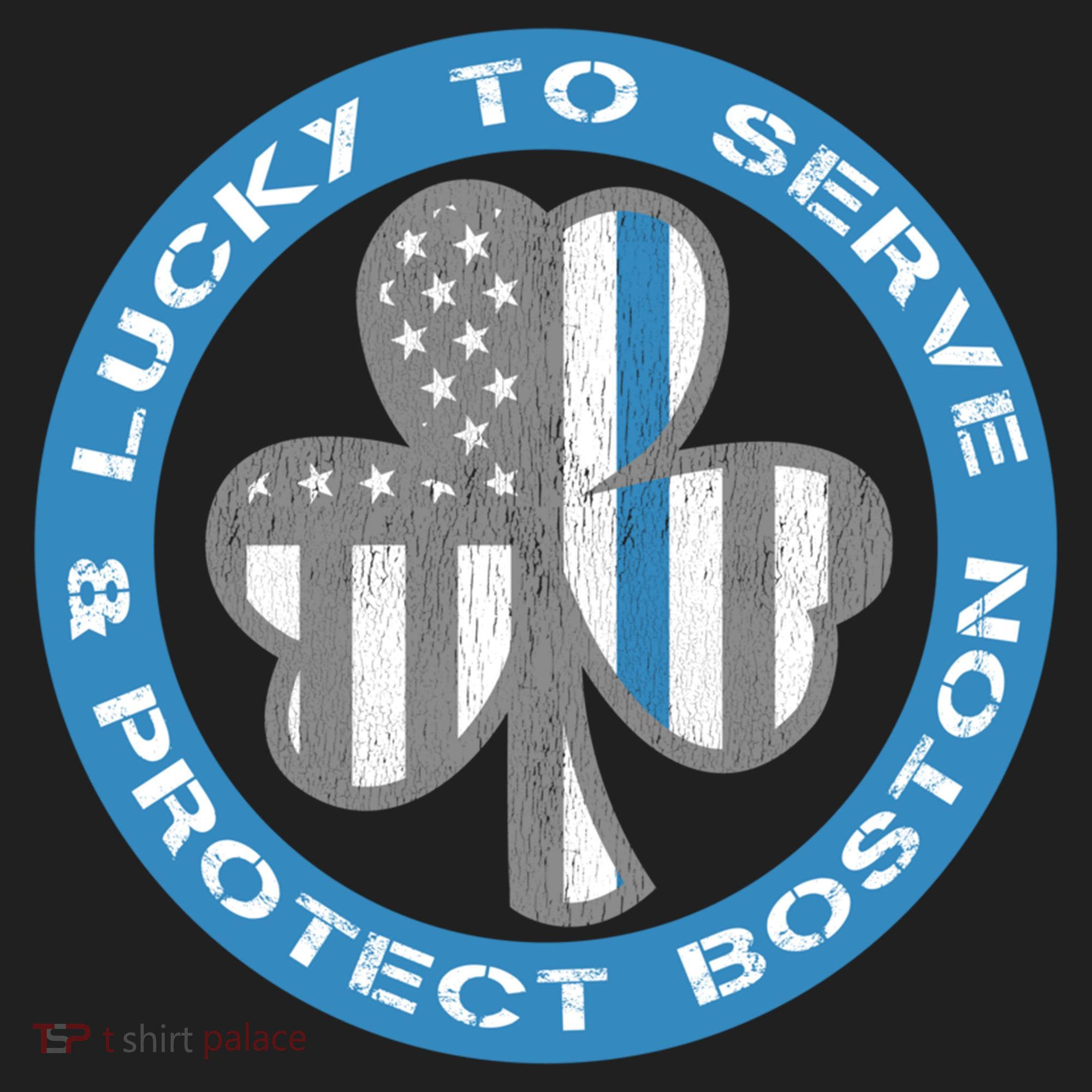 Blue Line American Flag Gift Boston Police St Patricks Day Cute Gift Beanie