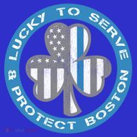 Blue Line American Flag Gift Boston Police St Patricks Day Cute Gift Sweatshirt thumb 3