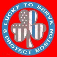 Blue Line American Flag Gift Boston Police St Patricks Day Cute Gift Santa Hat thumb 1