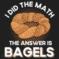Bagel Lover Art I Did The Math The Answer Is Bagels Gift Beanie thumb 2