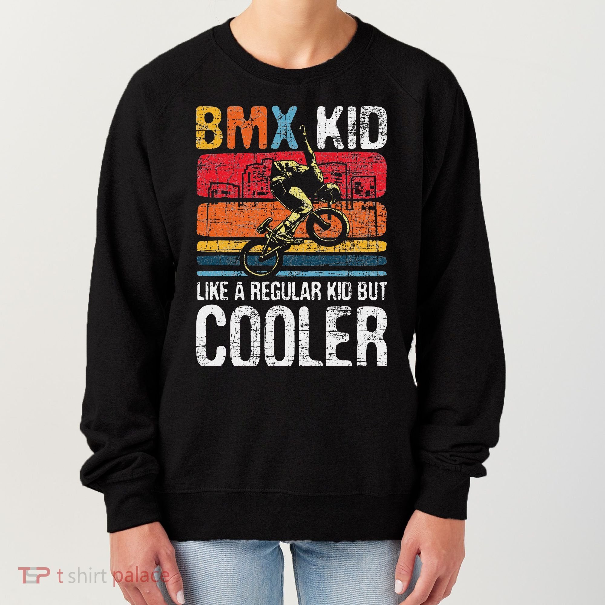 Bmx Like A Regular Cyclist Bicycle Bike Rider Women's Sweatshirt