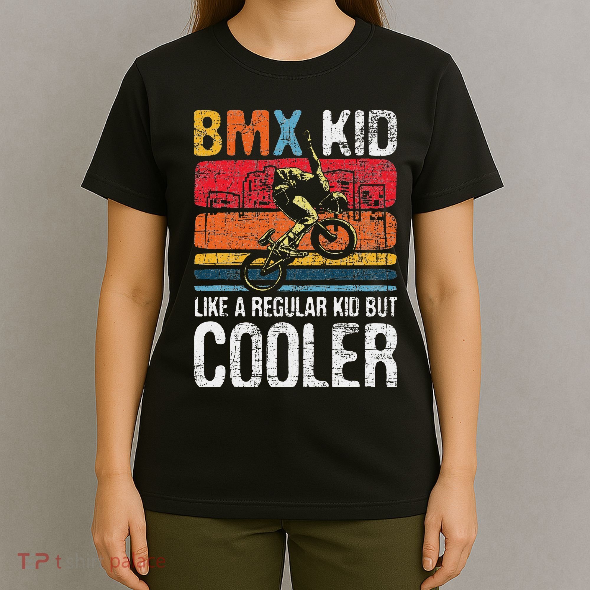 Bmx Like A Regular Cyclist Bicycle Bike Rider T-Shirt