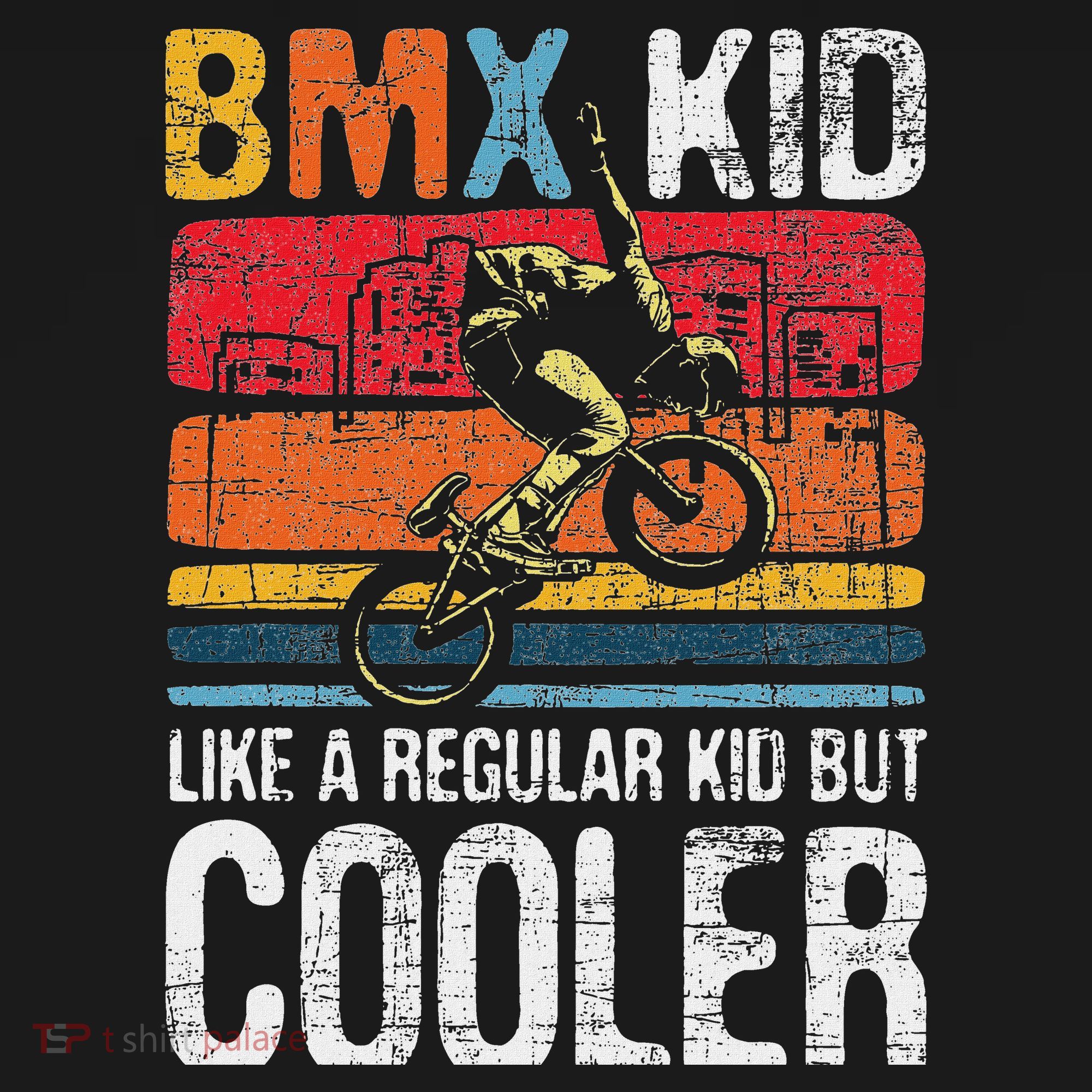 Bmx Like A Regular Cyclist Bicycle Bike Rider T-Shirt