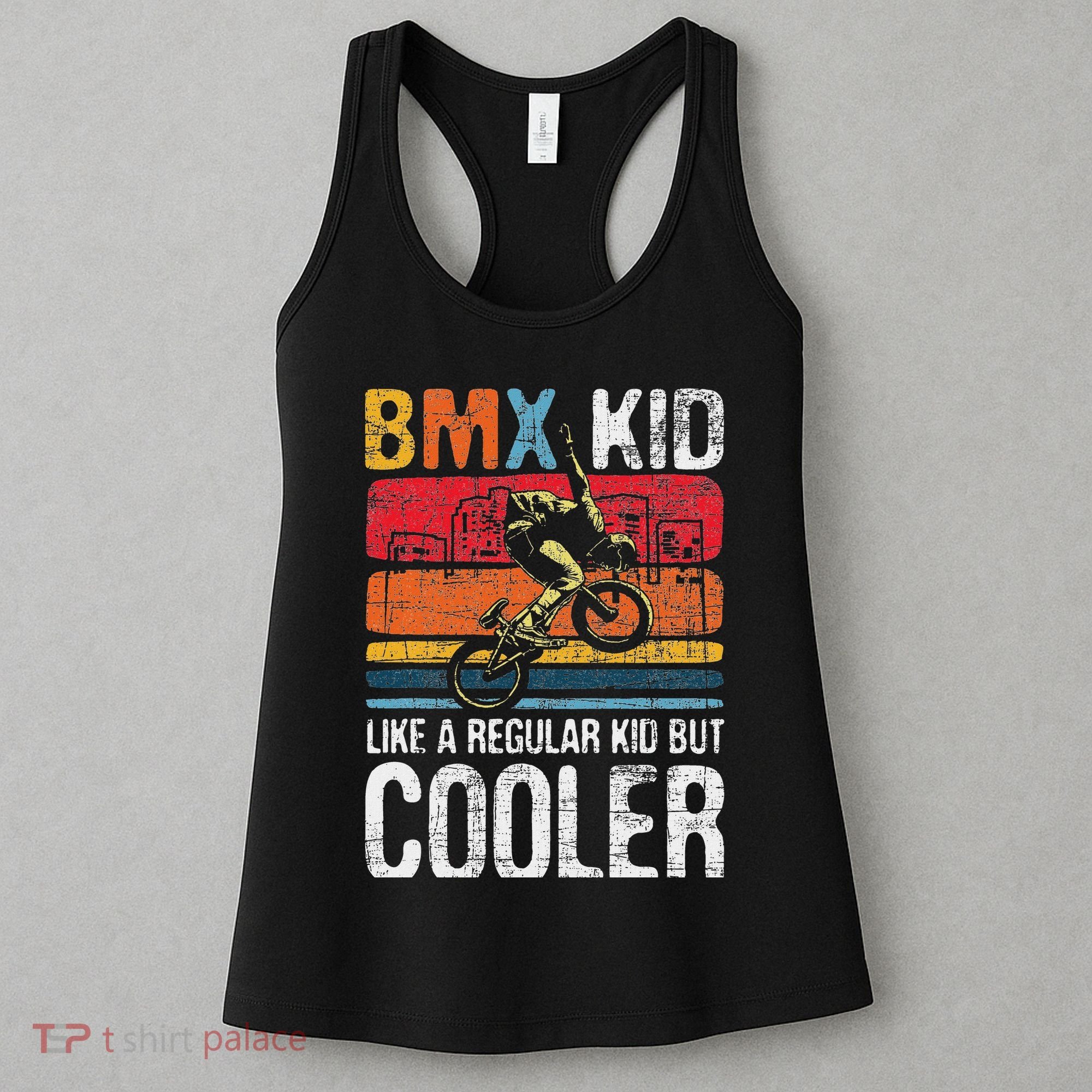 Bmx Like A Regular Cyclist Bicycle Bike Rider Women's Tank Top