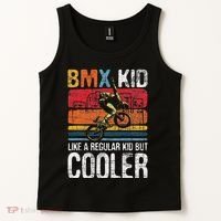 Bmx Like A Regular Cyclist Bicycle Bike Rider Tank Top thumb 2