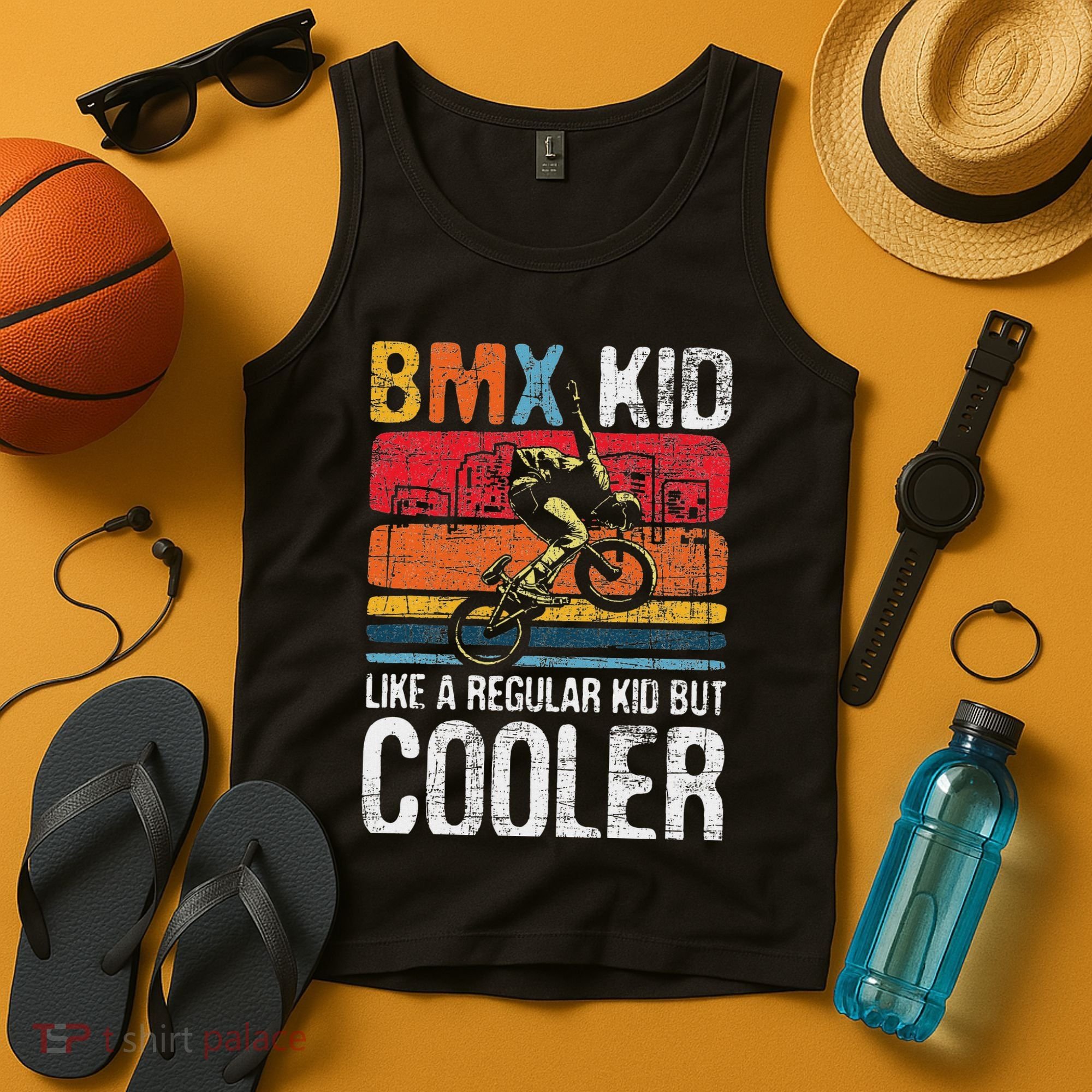 Bmx Like A Regular Cyclist Bicycle Bike Rider Tank Top