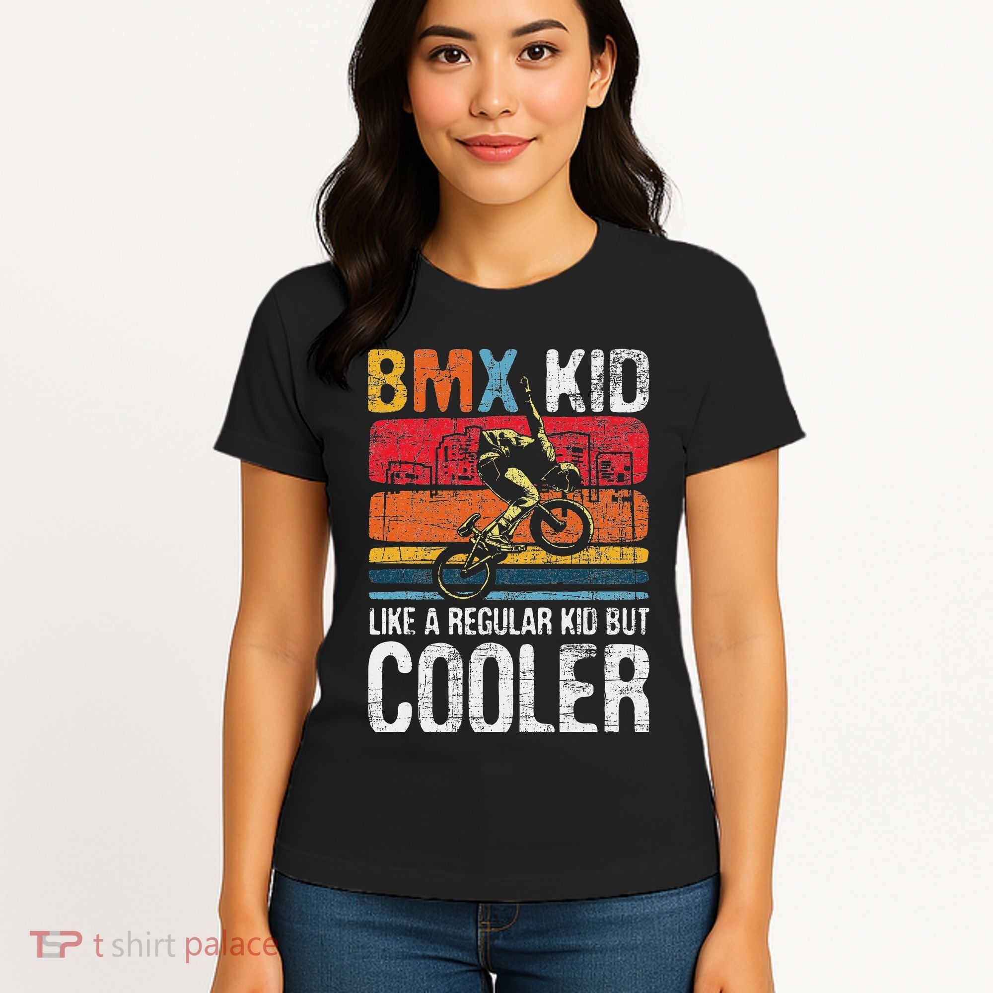 Bmx Like A Regular Cyclist Bicycle Bike Rider Women's T-Shirt