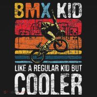 Bmx Like A Regular Cyclist Bicycle Bike Rider Kids Hoodie thumb 5