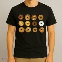 Bagel Lover All Kinds Of Bagels T-Shirt thumb 3