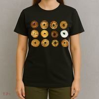 Bagel Lover All Kinds Of Bagels T-Shirt thumb 4