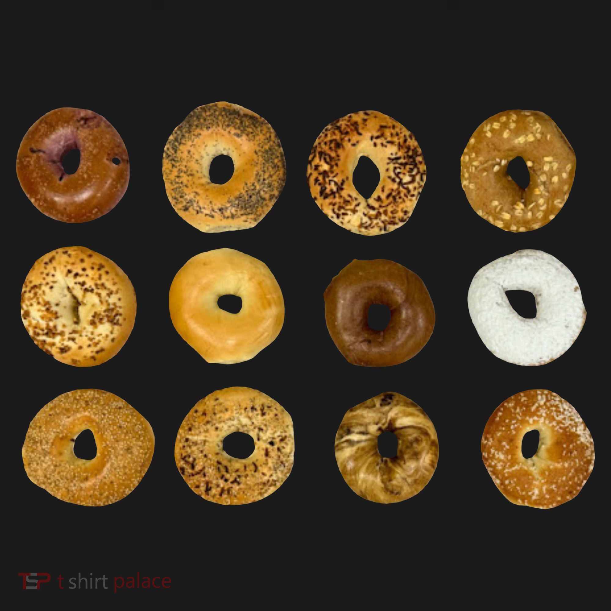 Bagel Lover All Kinds Of Bagels Coaster