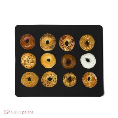 Bagel Lover All Kinds Of Bagels Mousepad