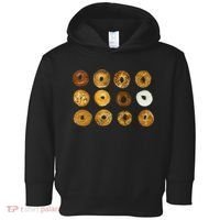 Bagel Lover All Kinds Of Bagels Toddler Hoodie thumb 0