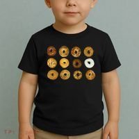 Bagel Lover All Kinds Of Bagels Toddler T-Shirt thumb 2