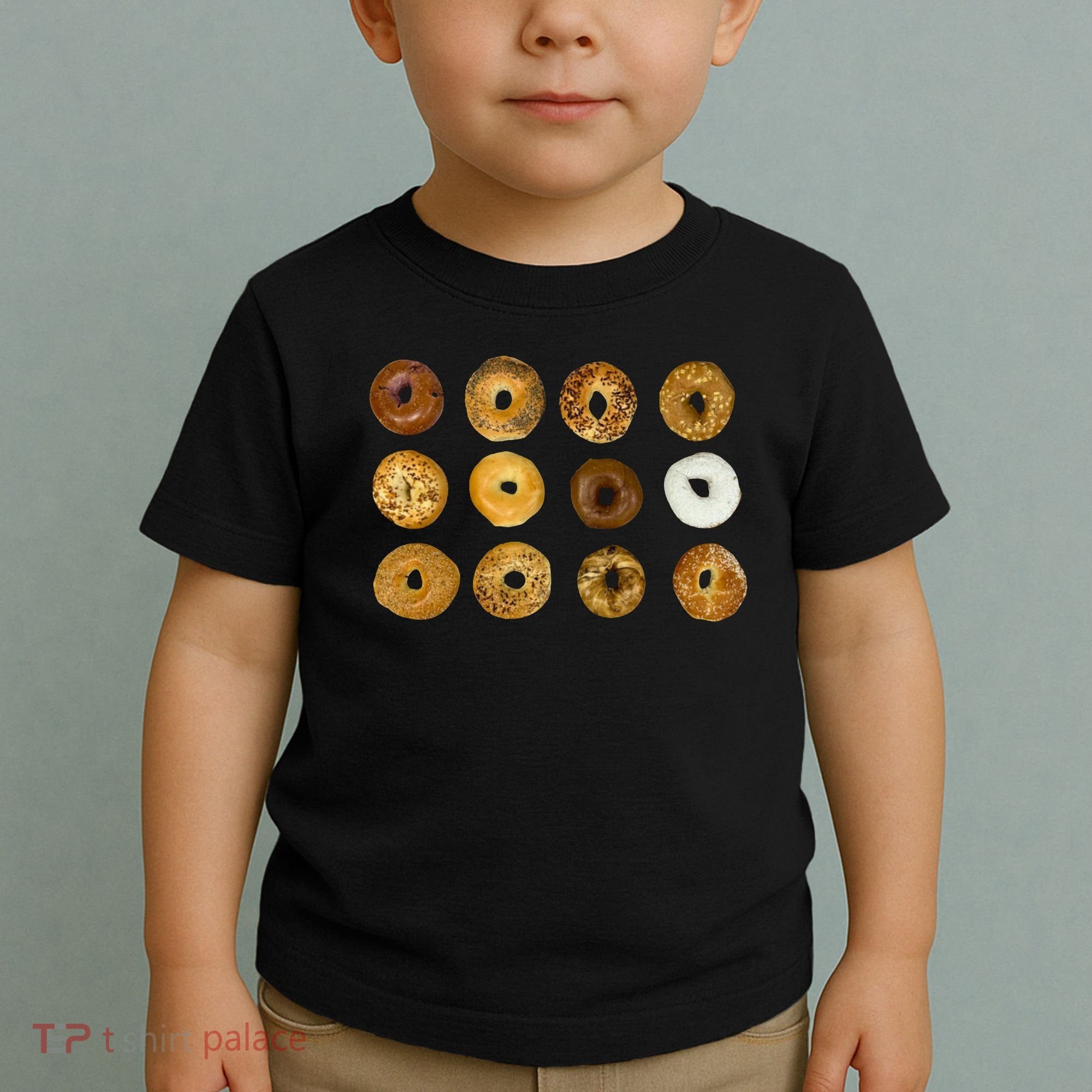 Bagel Lover All Kinds Of Bagels Toddler T-Shirt